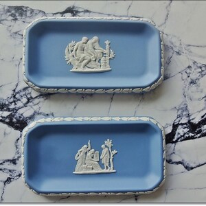 Wedgewood Jasper Ware, Jasperware, Jos. Wedgewood, Wedgewood Blue, Buy All For A Ready Made Collection, Display Items image 2