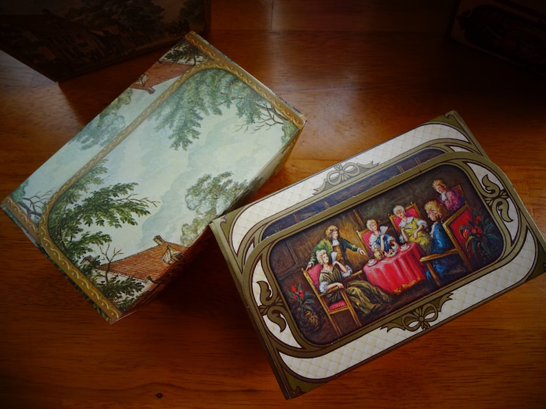 6 Vintage Gift Boxes Unusual Retro Packaging Charming & OOAK Etsy