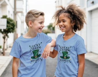 Camiseta infantil de gola redonda | Gildan® 5000B macia e resistente