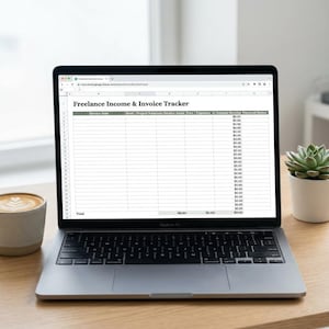 Freelancer Budget Spreadsheet Google Sheets, Irregular Income Budget Template, Self Employed Finance Tracker & Variable Cash Flow Planner