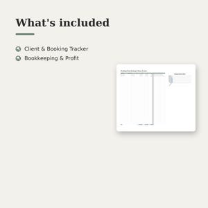Planificador de clientes para fotógrafos de bodas, hoja de cálculo de Google Sheets para negocios de fotografía, plantilla de contabilidad e ingresos para fotografía. imagen 3