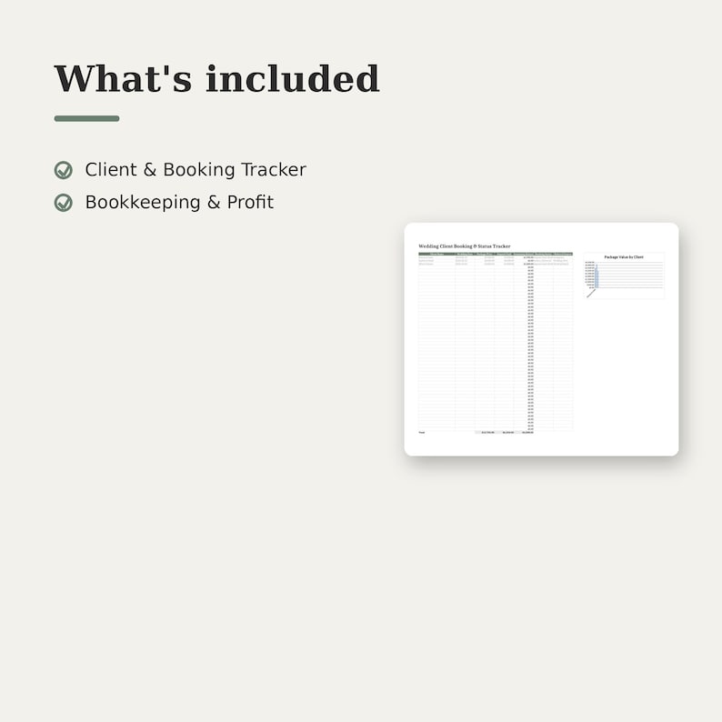 Planificador de clientes para fotógrafos de bodas, hoja de cálculo de Google Sheets para negocios de fotografía, plantilla de contabilidad e ingresos para fotografía. imagen 3