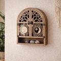 Crystal Display Cabinet Sun Moon Small Wall Organizer product logo