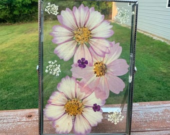 Gepresste Blume Kunstwerk