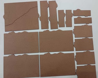 Warhammer 40k 11th Edition Terrain Footprint NON-SLIP Full Set Laser Cut