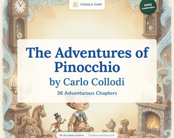 De avonturen van Pinocchio: compleet Yoto-audioboek voor kinderen van 5-10 jaar