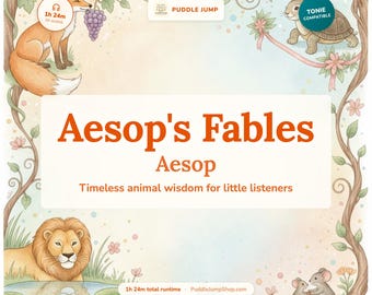 De fabels van Aesopus – Toniebox-audioverhalen voor kinderen – 4 korte verhalen – 4-8 jaar