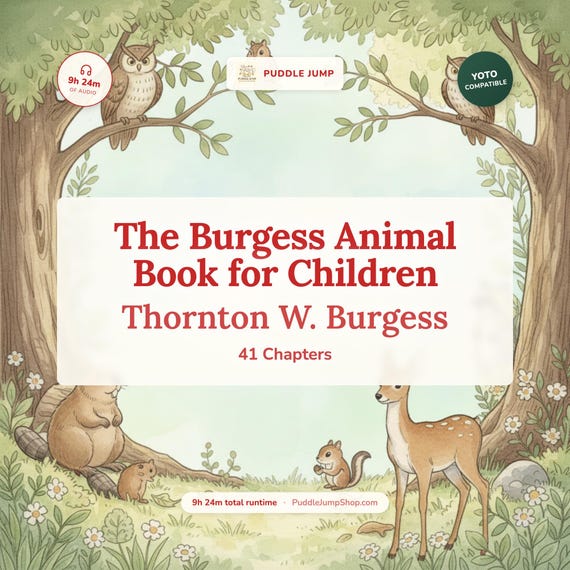 The Burgess Animal Book for Children – Yoto Audio Stories for Kids – 41 Animal Stories – Ages 5–10