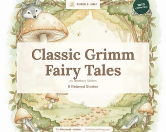 Grimm’s Fairy Tales – Yoto Bedtime Audio Stories for Kids – 6 Beloved Stories – Ages 5–10