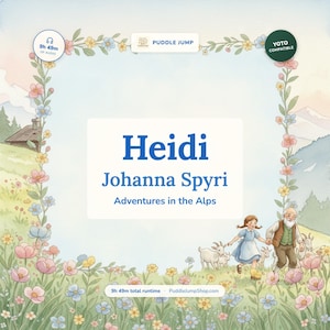 Audiolibro de Heidi para Yoto MYO / Historia clásica de los Alpes para niños (descarga digital)