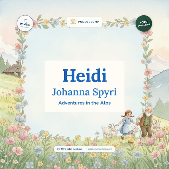 Heidi Audiobook for Yoto MYO | Classic Alps Story Kids Digital Download