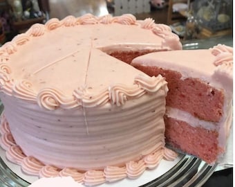 Strawberry Layer Cake Recipe PDF – Moist Fresh Strawberry Cake – Easy Celebration Dessert Baking Guide