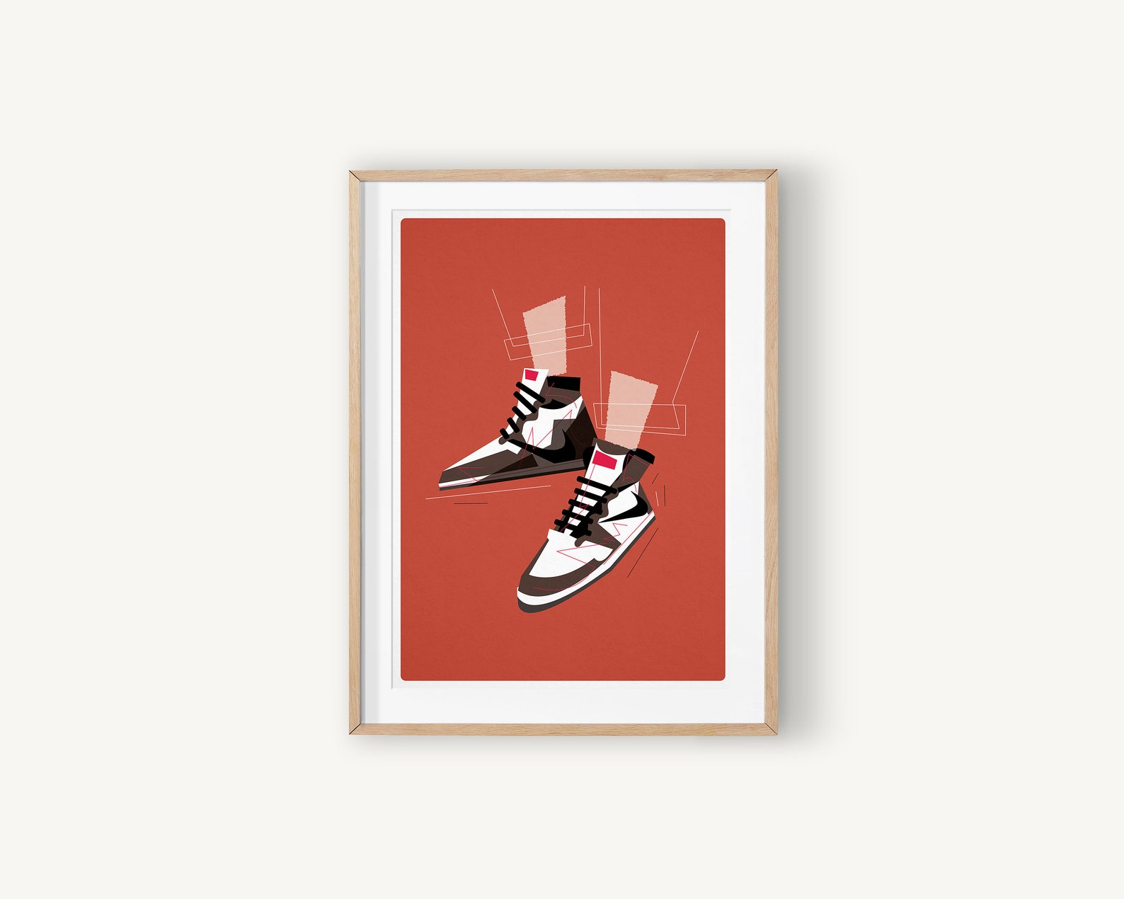 travis scott jordan 1 painting