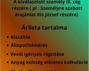 Szerkeszthető árajánlat sablon villanyszerelőknek / Profi árkalkulációs minta I (Canva sablon)