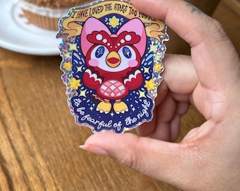 Naklejka „Kochałem gwiazdy zbyt czule”