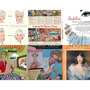 Sidor från tidskriften Beauty Tips från 1950-talet | Vintage Ephemera (digital nedladdning) bild 10