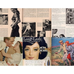 Sidor från tidskriften Beauty Tips från 1950-talet | Vintage Ephemera (digital nedladdning) bild 4