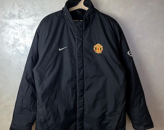 マンチェスターシティ　ヴィンテージ　ウィンドブレーカー ヴィンテージ マンチェスター・ユナイテッド x ナイキ x DHL ウィンド