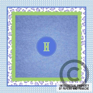 Corey House Mahjong Mat Personalized Chambray Mahjong Mat Blue Denim Mat Lavender Custom Mahjong Mat Preppy Mahjong Gift Cane Mahjong Mat