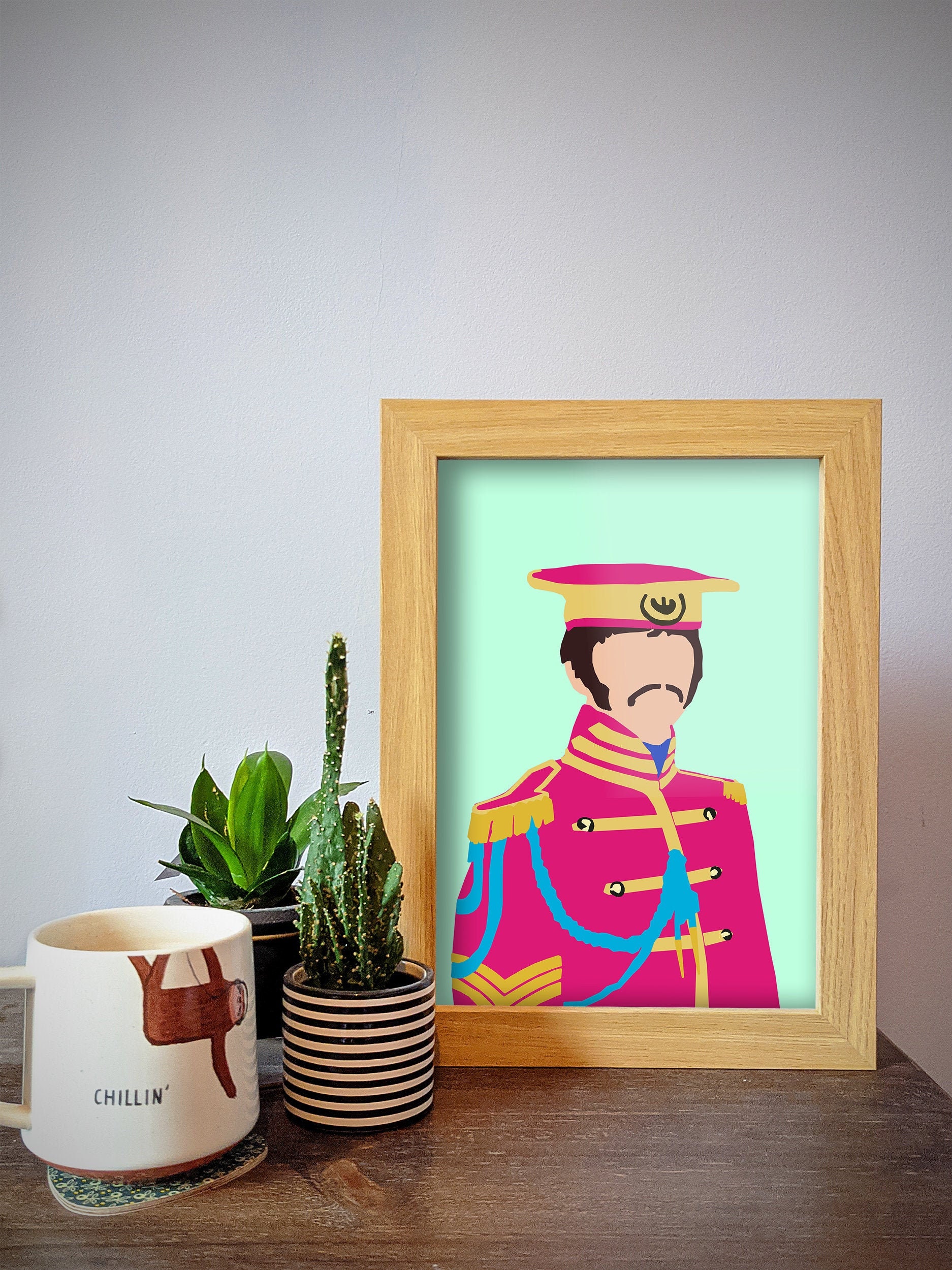 Ringo Starr the Beatles Sgt Pepper Wall Art Print Digital Art A4