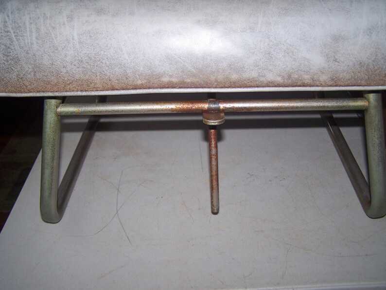 Vintage 1950/'s 1960/'s Laz-E-Rest Adjustable Foot Stool