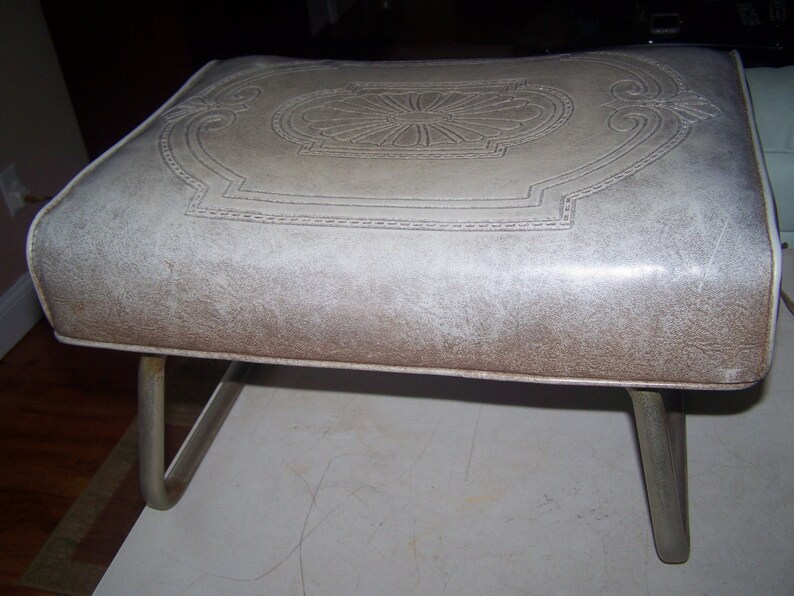 Vintage 1950/'s 1960/'s Laz-E-Rest Adjustable Foot Stool