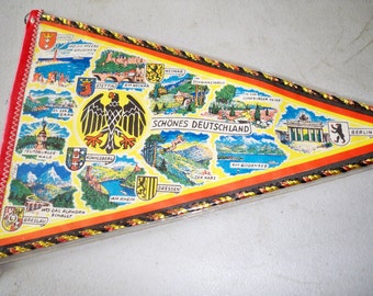 Vintage Pennant Of Germany