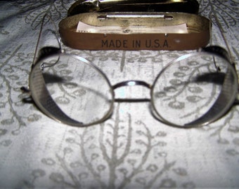 Vintage Willson Folding Motorcycle Goggles/Glasses - 1922