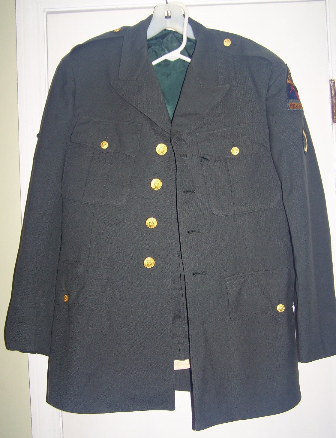 Vintage Vietnam Era U.S.Army Wool Dress Uniform Etsy