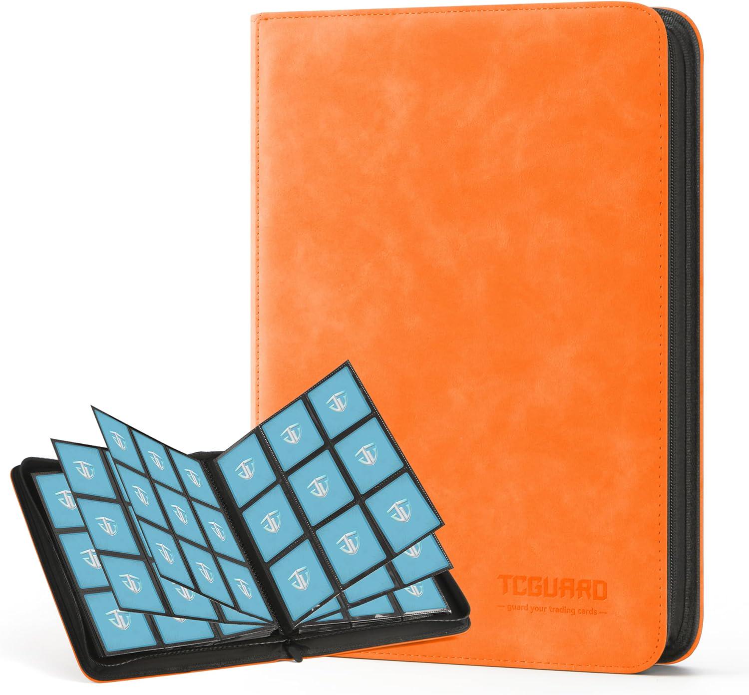 cubone card binder Pokémon - Cubone Custom Orange Tcguard 9 Pocket Trading Card Binder