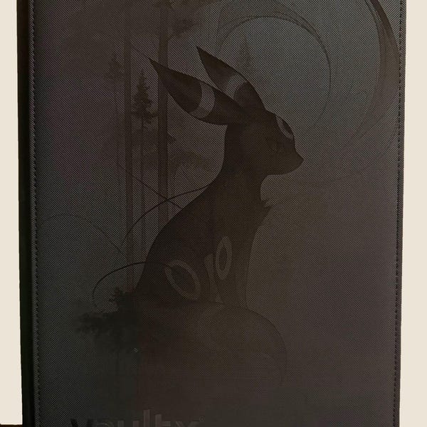 Pokémon - Umbreon Custom Black SV2 Vaultx 9 Pocket Trading Card Binder