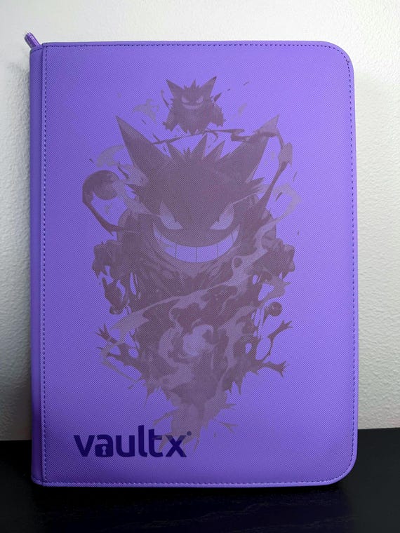 Pokmon - Gengar Custom Just Purple Vaultx 9 Pocket Trading Card Binder - Etsy Pokmon - Gengar Custom Just Purple Vaultx 9 Pocket Trading Card Binder - Etsy