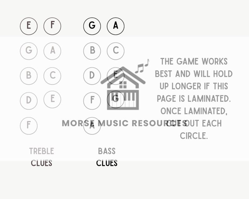 Music Staff Note Reading Game | Treble & Bass Lines and Spaces | Piano ...