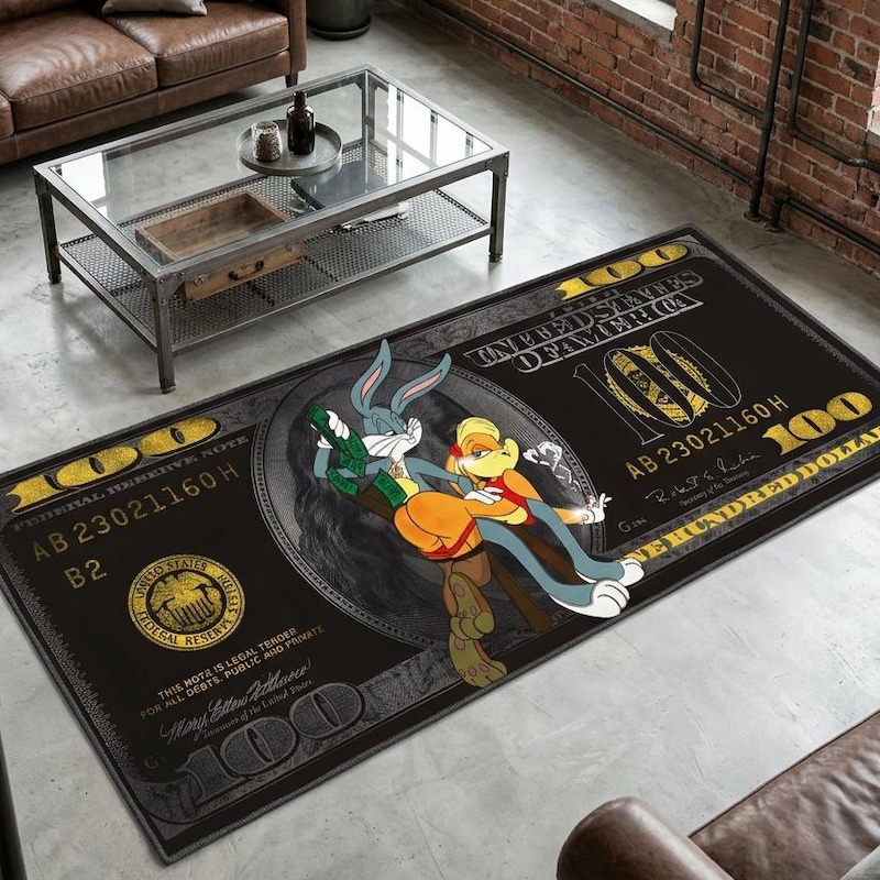 100 Bills Rug - Etsy