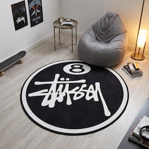 Stussy 8 Ball Rug - Etsy