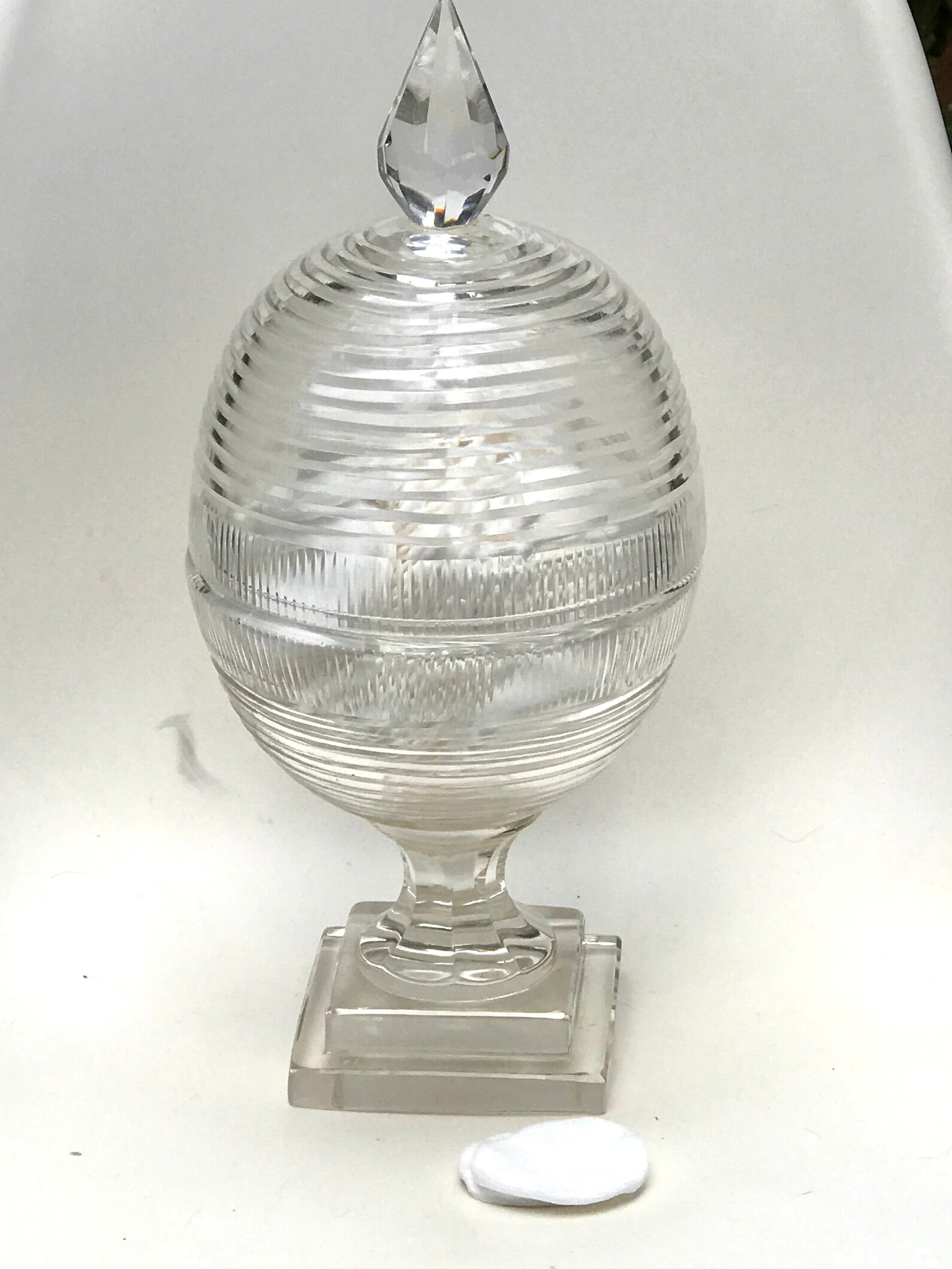 Rare Vintage 1930 french glass egg candy dish Etsy