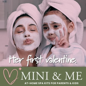 Mini and Me Spa Night Kit – Parent & Child At-Home Self-Care Gift Set | Kids Spa Gift | Relaxing Family Night | Ready-to-Give Box