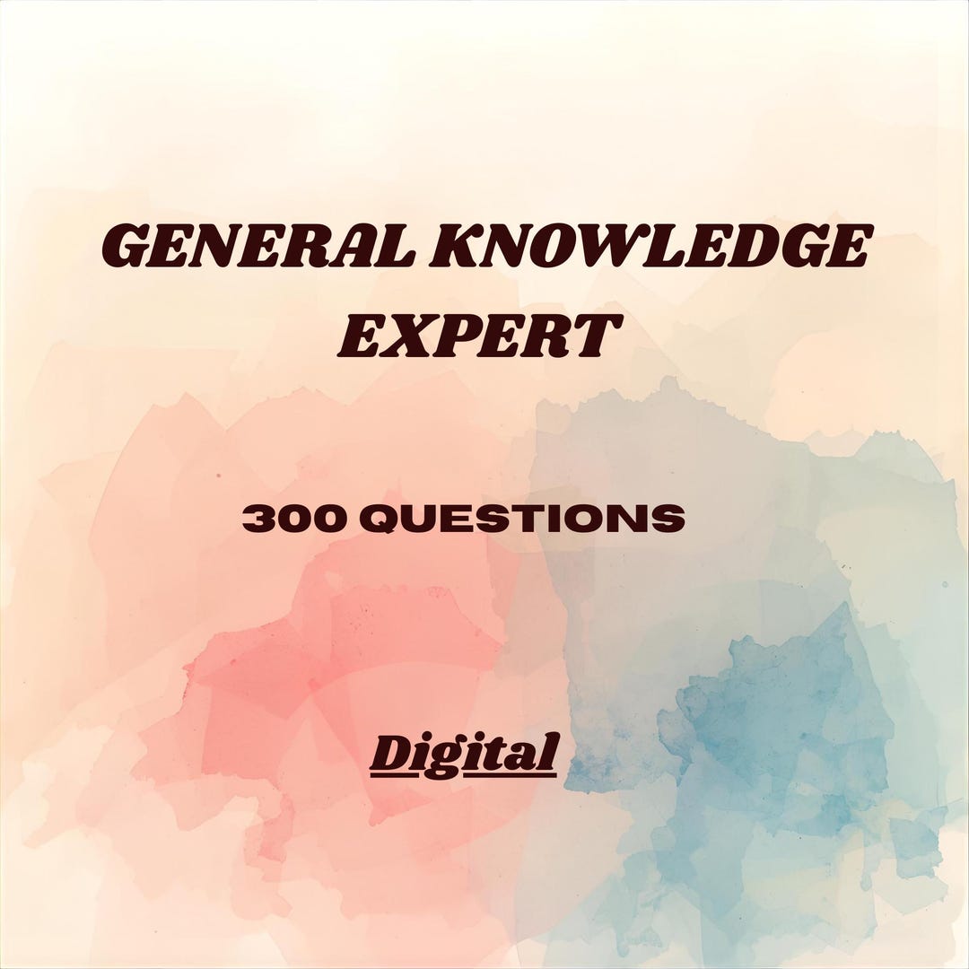Trivia Sp Hard Trivia Bundle, Expert General Knowledge Quiz, 300 Questions ...