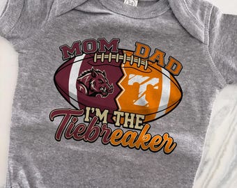Custom House Divided Infant Jersey Bodysuit, Personalized Split Team Shirts, Newborn Baby Gift, Custom Gift for Sports Fan Couple & Family
