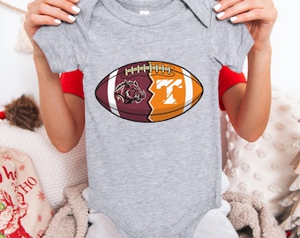 Custom House Divided Infant Jersey Bodysuit, Personalized Split Team Shirts, Newborn Baby Gift, Custom Gift for Sports Fan Couple & Family