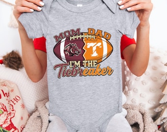 Custom House Divided Infant Jersey Bodysuit, Personalized Split Team Shirts, Newborn Baby Gift, Custom Gift for Sports Fan Couple & Family