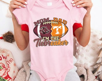 Custom House Divided Infant Jersey Bodysuit, Personalized Split Team Shirts, Newborn Baby Gift, Custom Gift for Sports Fan Couple & Family