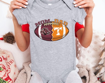 Custom House Divided Infant Jersey Bodysuit, Personalized Sports Team Shirts, Custom Gift for Sports Fan Couple & Family, Newborn Baby Gift