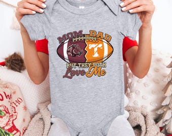 Custom House Divided Infant Jersey Bodysuit, Personalized Sports Team Shirts, Custom Gift for Sports Fan Couple & Family, Newborn Baby Gift