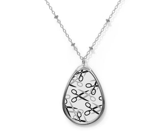Sapphic Lesbian Scissors Pendant | Pride Jewelry