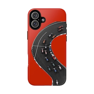 Red F1 Racing Track Phone Case | Protective Cover