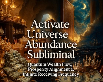Activate Universe Abundance Subliminal – Quantum Wealth Flow, Prosperity Alignment & Infinite Receiving Frequency