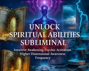 Desbloqueie habilidades espirituais subliminares – Despertar intuitivo, ativação psíquica e frequência de consciência dimensional superior