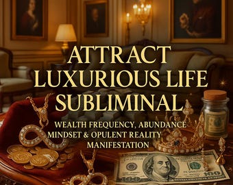 Ziehen Sie luxuriöses Leben an - Unterschwellige Reichtumsfrequenz, Fülle-Denkweise & Manifestation der opulenten Realität