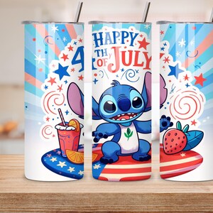 3D cute stitch inspired tumbler wrap design for 20oz skinny tumbler sublimation
colorful cartoon stitch inspired wrap PNG for sublimation printing
